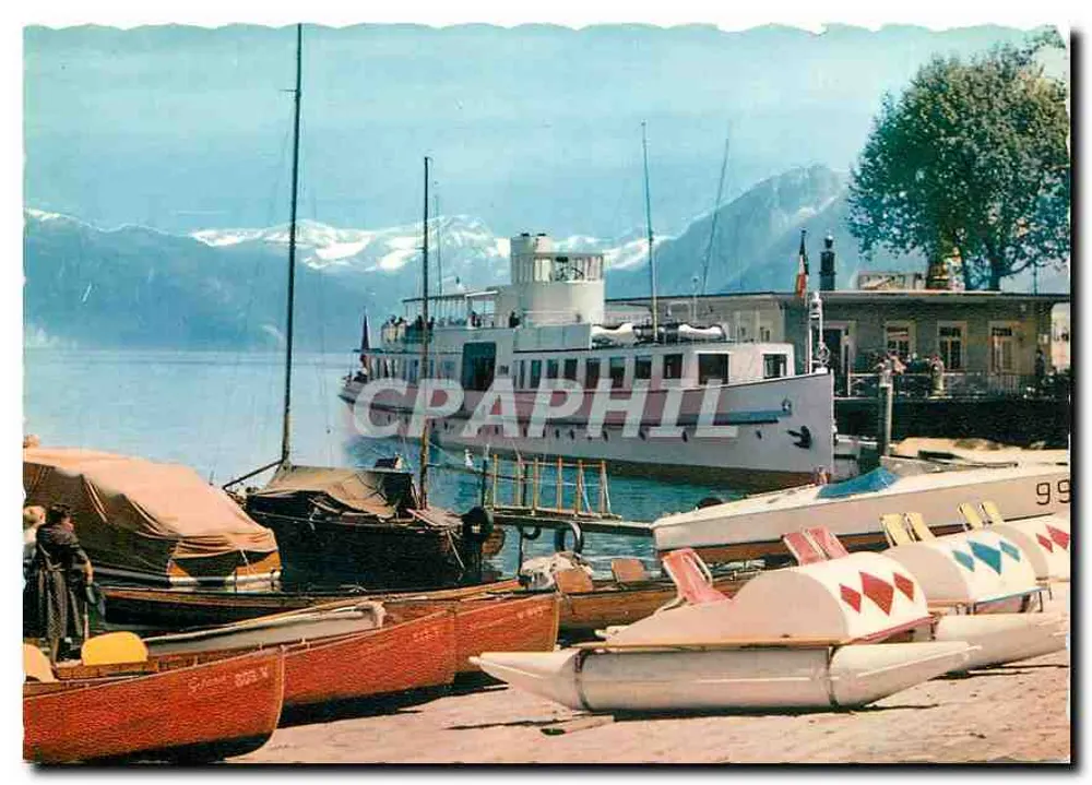 Ouchy-Lausanne — Port — Wydawnictwo Jaeger Genève, nr 621 - Awers
