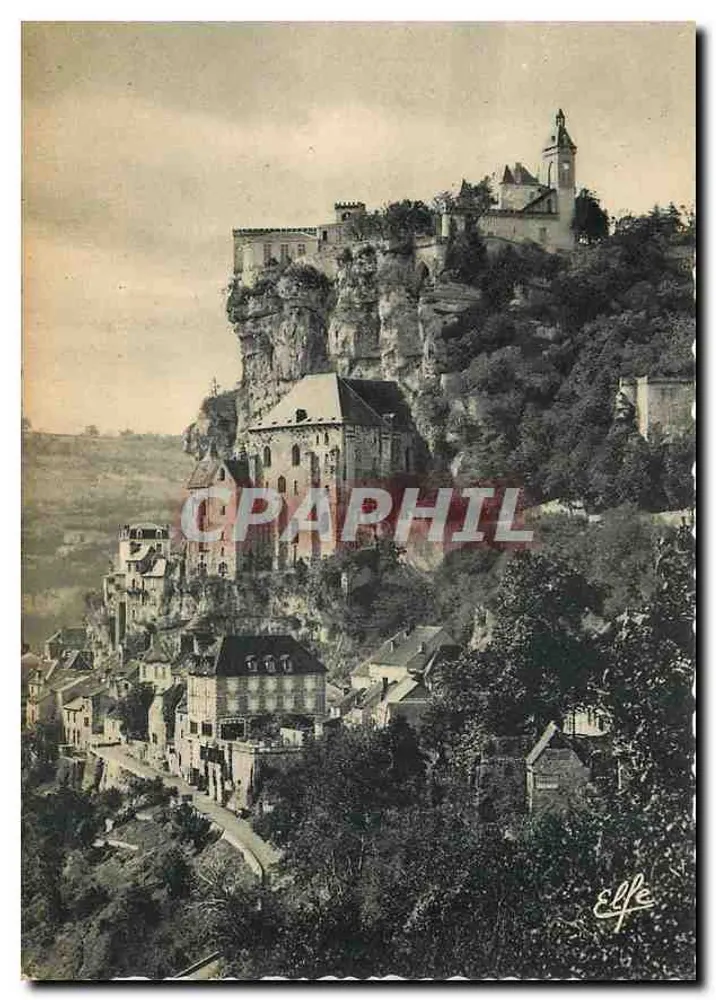 Rocamadour — Das Schloss und der Felsen über der Stadt — Verlag: Les Éditions Taponche Frères, Toulouse - Vorderseite