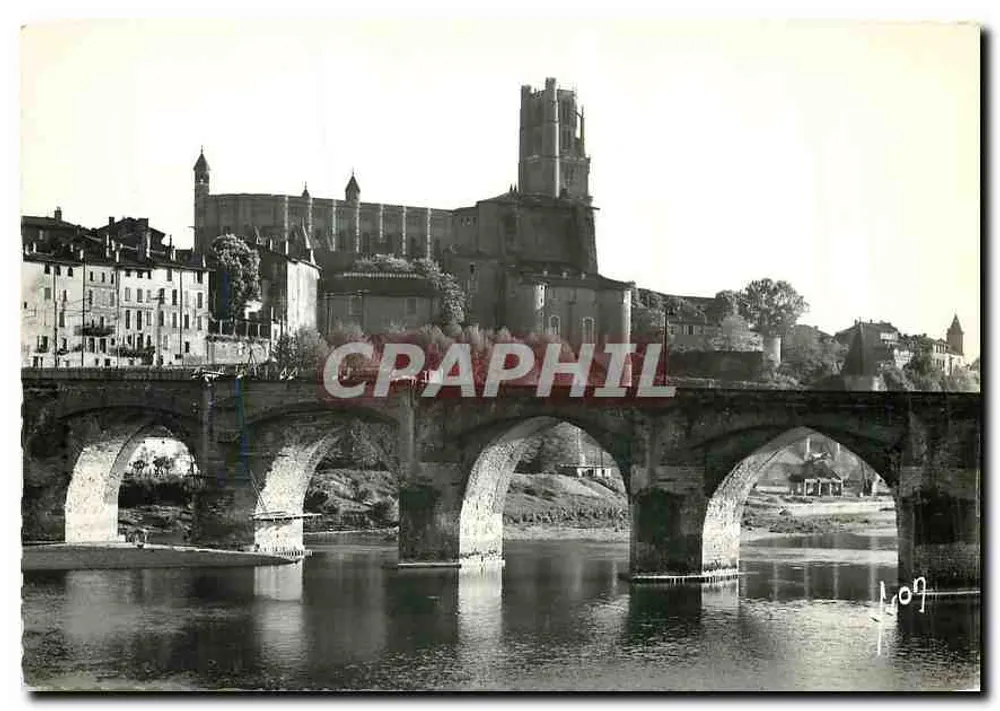 Albi (Tarn) — Der alte Brücke und die Kathedrale Sainte-Cécile — Éditions d'Art, Paris - Vorderseite