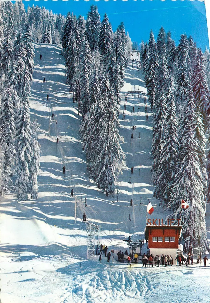 Skilift — Les Rousses (39) — Combière Imprimeurs - Awers