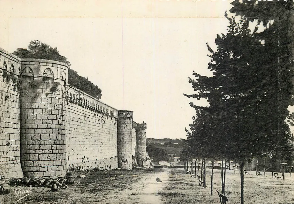 The Walls of Blossac — Angers — Edition A. Brusl - Front