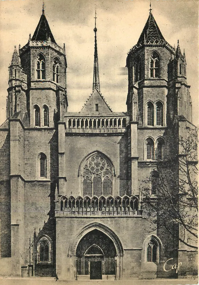 Dijon — A Catedral de São Bénigne — Editor Cap - Frente