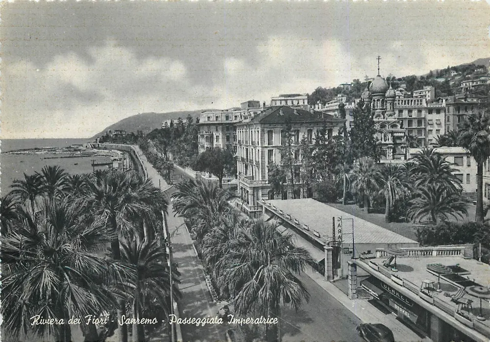 Riviera der Blumen - Sanremo - Kaiserliche Promenade - Vorderseite