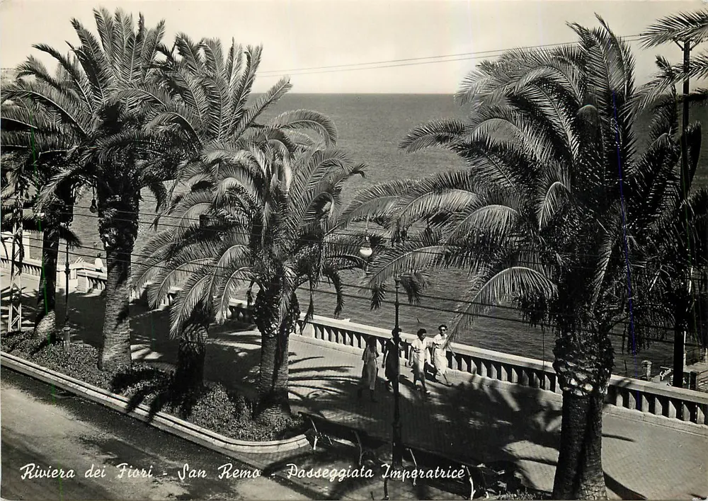 Riviera dei Fiori - San Remo - Passeggiata Imperatrice - Vorderseite