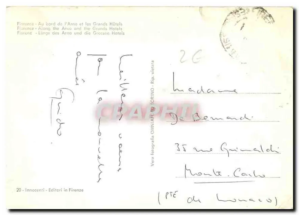 फ्लोरेंस - लंग' अर्नो एवं ग्रांडी अल्बर्ग्ही — इनोसेंटी एडिटोरी इन फिरेंज़े, संख्या 20 - पीछे