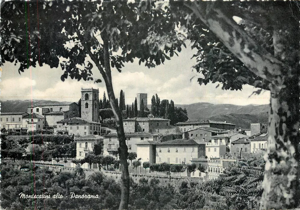 Montecatini Alto - Panorama — vista geral — Casa Editrice Gino Giusti, Florença - Frente