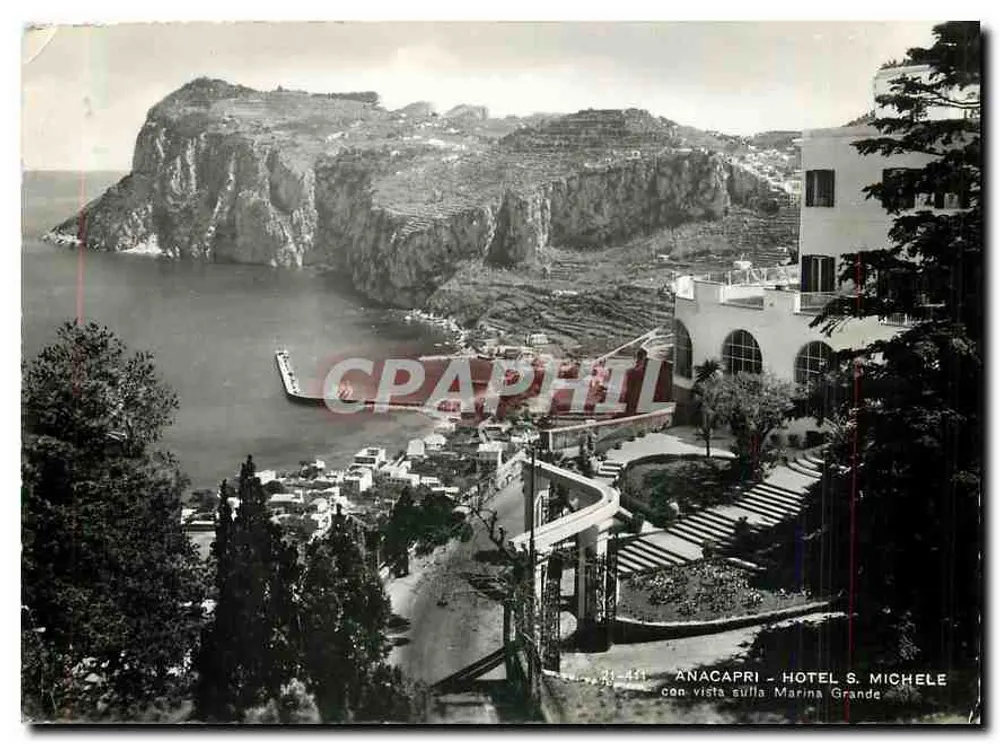 Anacapri - Hotel S. Michele - mit Blick auf Marina Grande — Brunner & C. Zomo - Vorderseite