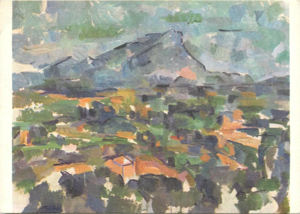 De Montagne Sainte-Victoire — reproduktie — Fernand Hazan, uitgever, n° 564 - Voorkant