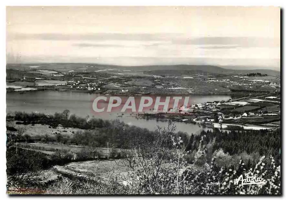 O Morvan pitoresco — Panorama do lago (520 hectares) — Artistic, 177, boulevard Brune - Paris - Frente