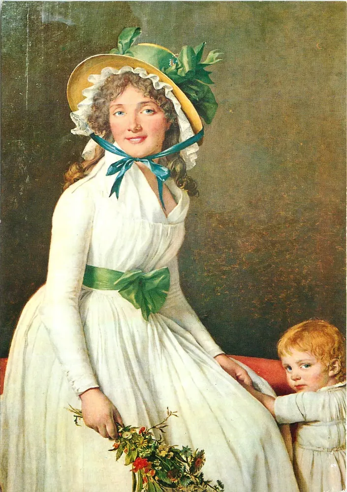 Madame de Sériaziat — Retrato de Madame de Sériaziat — David, Louvre - Paris - Frente