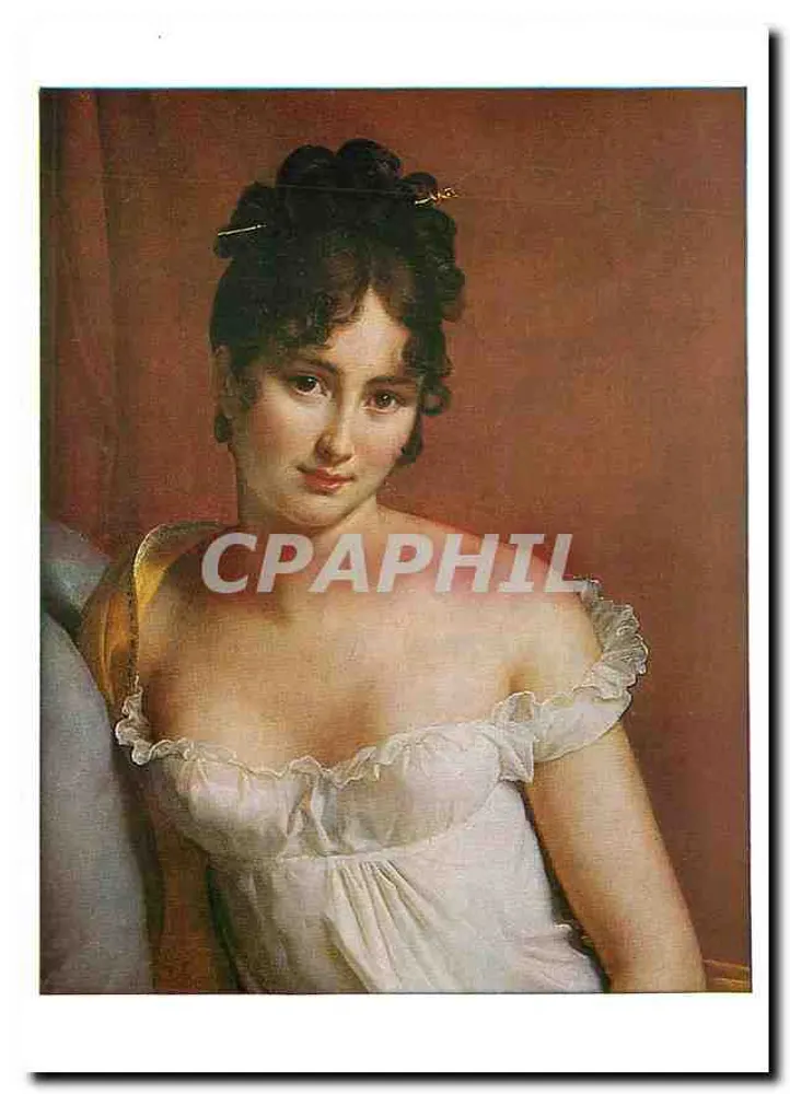 Madame Récamier — retrato por François Gérard (1770-1837) — Imprimerie Éditions Braun S.A. 1971 - Frente