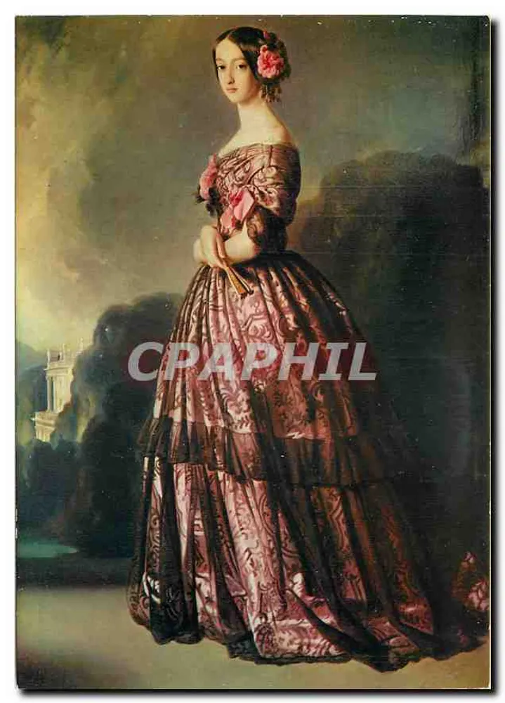 Porträt der Prinzessin von Joinville — von Winterhalter — Editions GREFF - Vorderseite