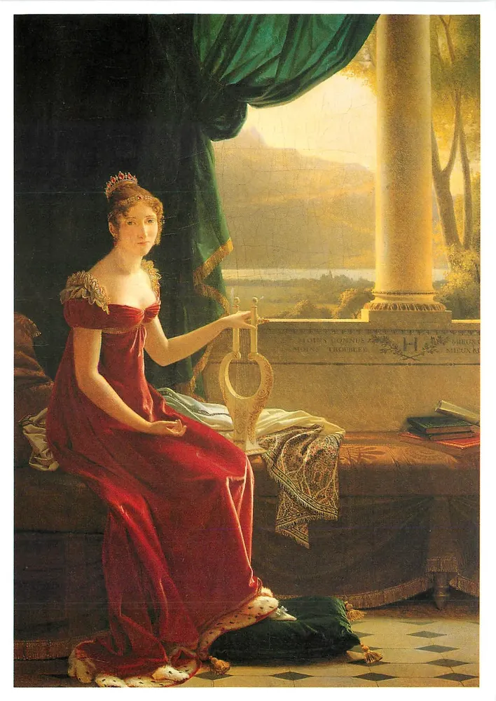 A rainha Hortense — 1815 — Fleury Richard - Frente
