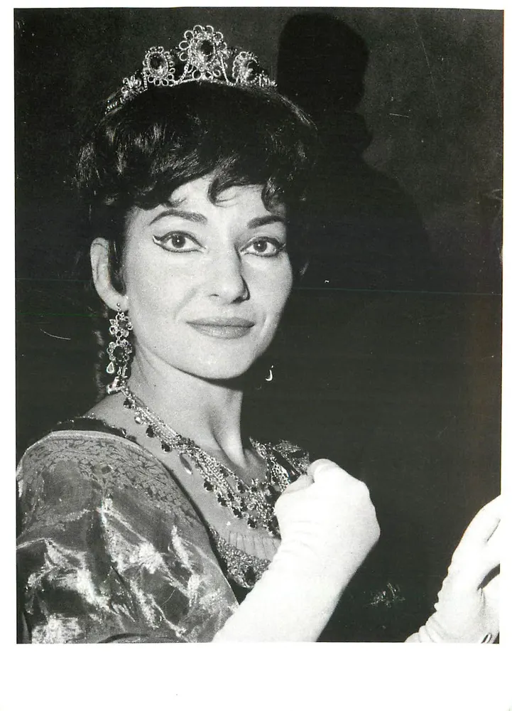 Maria Callas — Opera de Paris — February 1965 — photo Roger-Viollet - Front