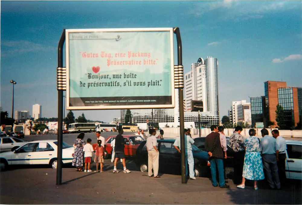 Publicité anti-SIDA à Paris — Maire de Paris — n° 321 - Recto