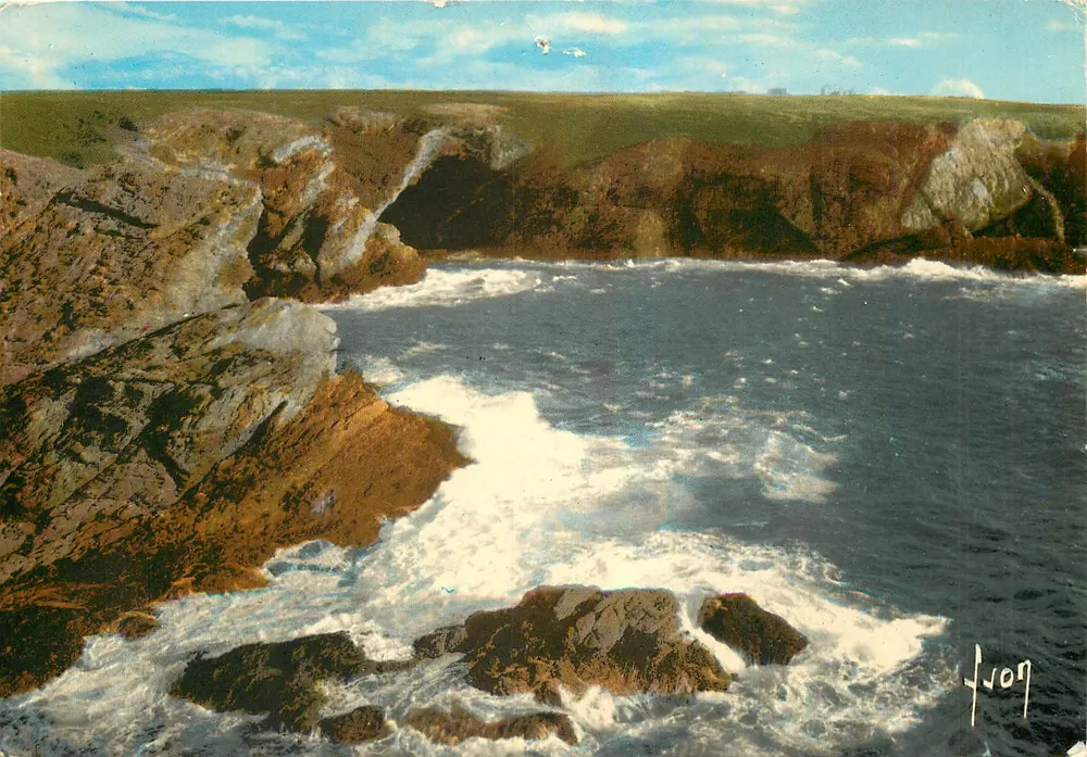 Côte de l'Apothicaire bei Her-Hastellie — Belle-Île-en-Mer — Éditions d'Art Yvon - Vorderseite