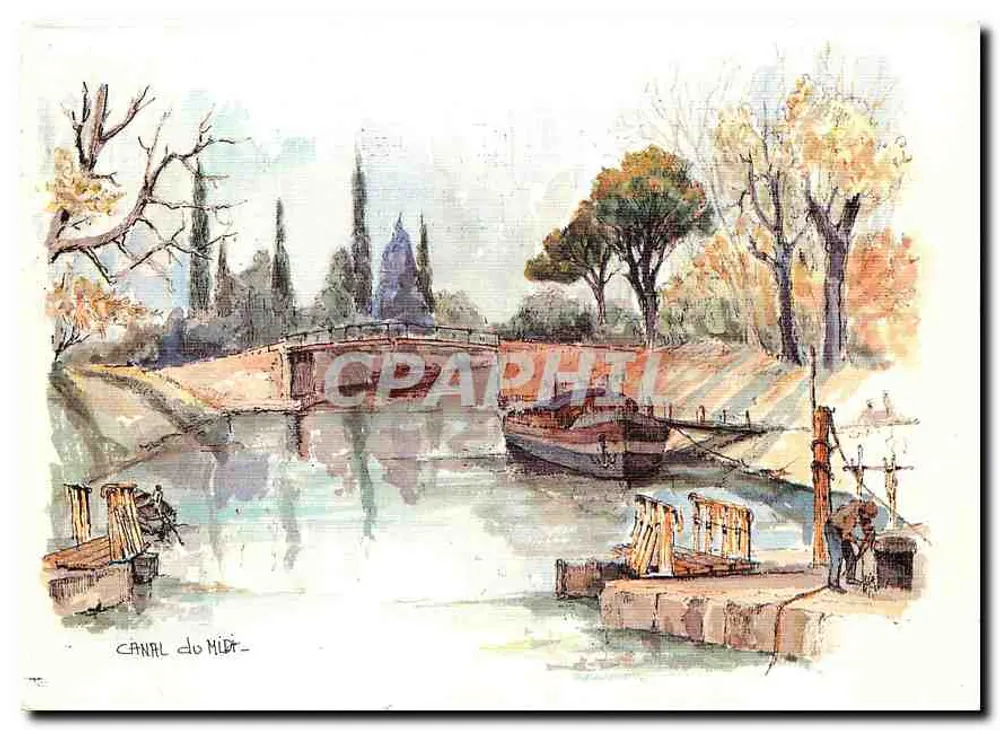 मिडी नदी — रॉबर्ट लेपिन द्वारा एक मूल एक्रिलिक चित्र — SPADÉM द्वारा प्रकाशित - आगे