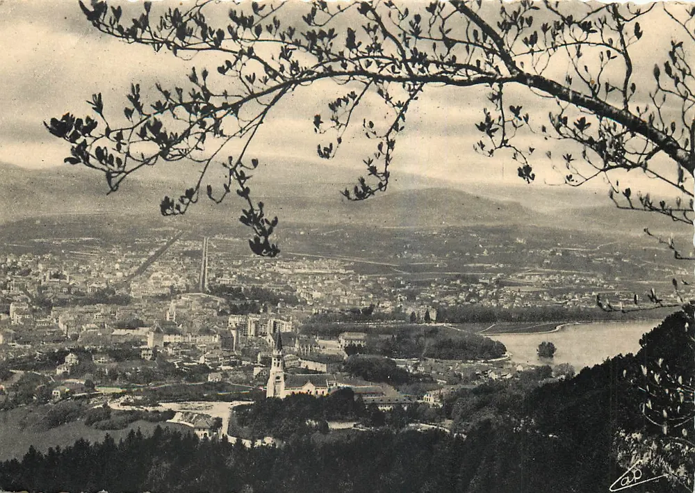Annecy — Vista geral e o Lago — Cie des Arts Photomécaniques Strasbourg-Schillighheim, n° CAP.237 - Frente