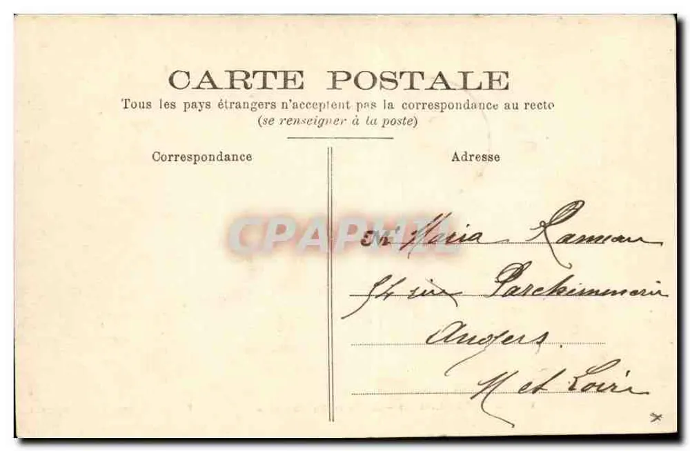 Gennes (M.-et-L.) — Barcos na Loire — Fr. Voelcker, fot., Saumur, depositado - Verso