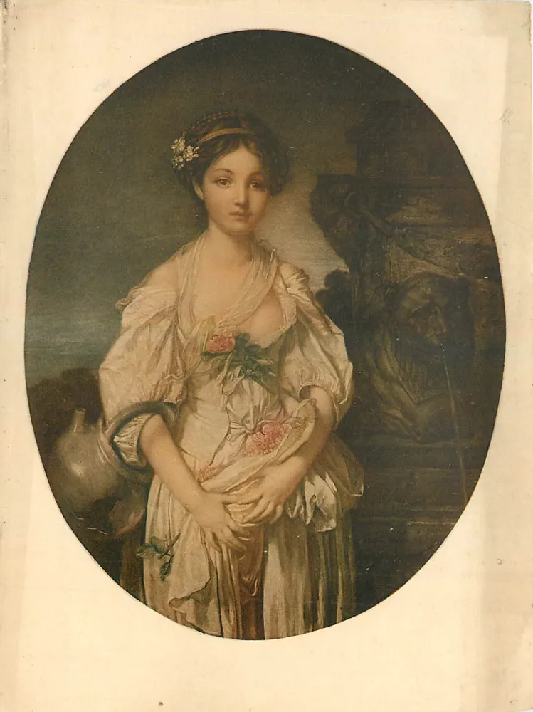 Die zerbrochene Krug — Jean Baptiste Greuze — Musée du Louvre, Paris - Vorderseite