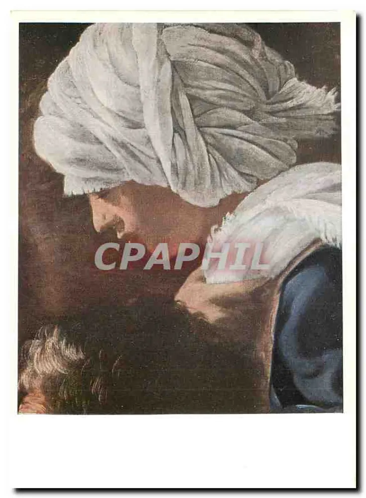 Détail de Christus et les disciples à Emmaüs — détail néapolitain vers 1640 — Verlag Leo Bandschap, Wettinigen - Recto