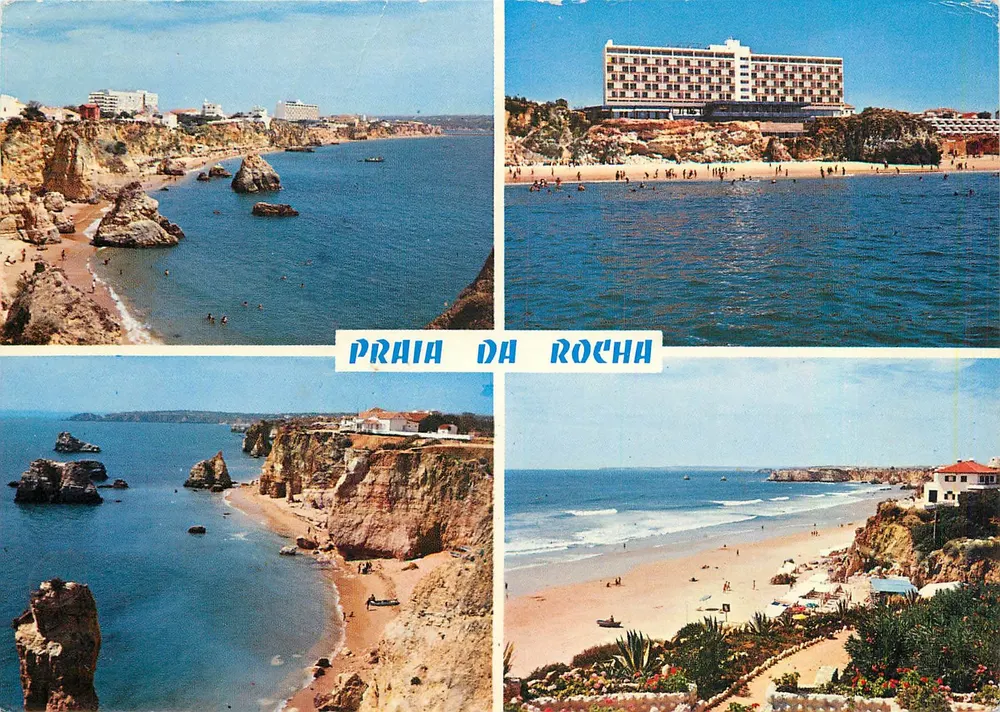 Praia da Rocha — vista panorâmica — Edição ZAVCOLOR, n°1150 - Frente