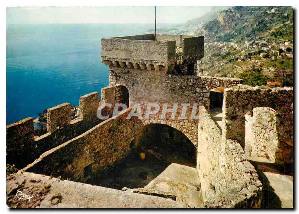 Binnenkant van het Oude Kasteel — Roquebrune-Village — Côte d'Azur — uitgever Heliod - Voorkant