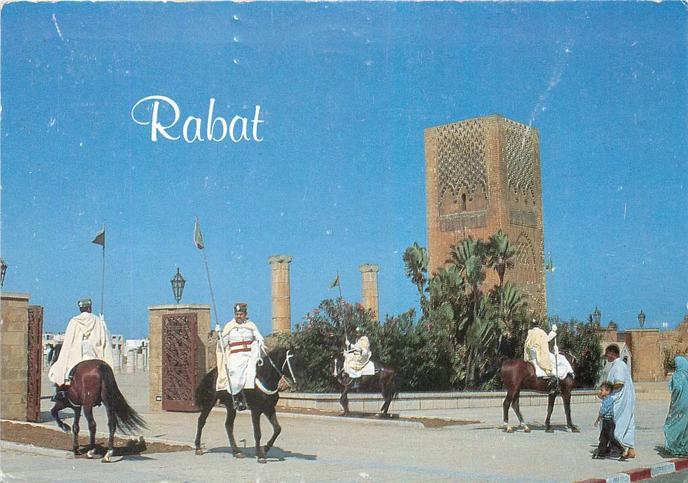 Rabat — Hassan-Turm — Marokko — Edition Casablanca - Vorderseite