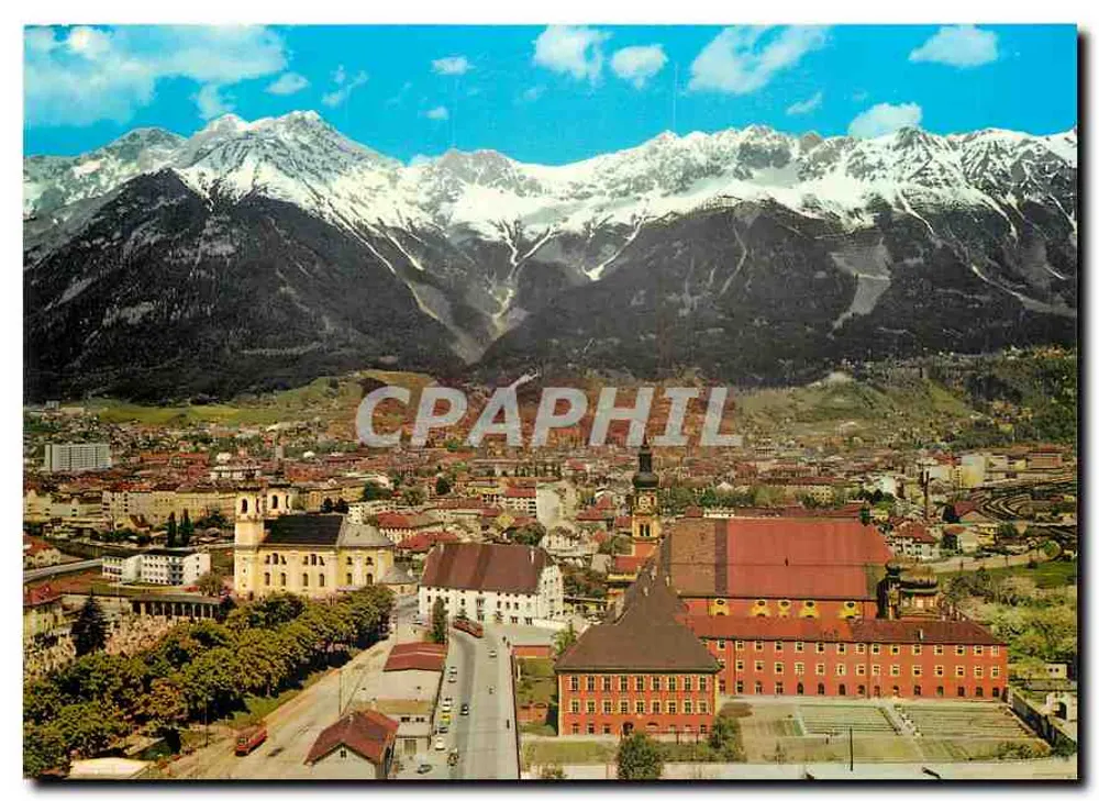 Innsbruck — avec la Chaîne du Nord — Troller Kunstverlag Chizzaau - Recto
