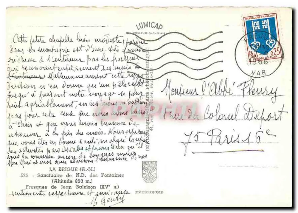 Sanctuaire de N.D. des Fontaines — Fresques de Jean Baleison (XVe s.) — Lumicap - Verso
