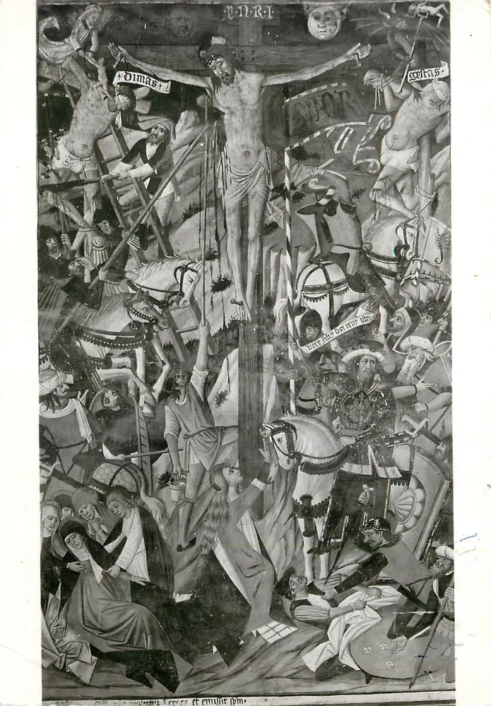 Fresque de N.D. des Fontaines — Châteauneuf-de-Corps — Éditions Rella - Recto