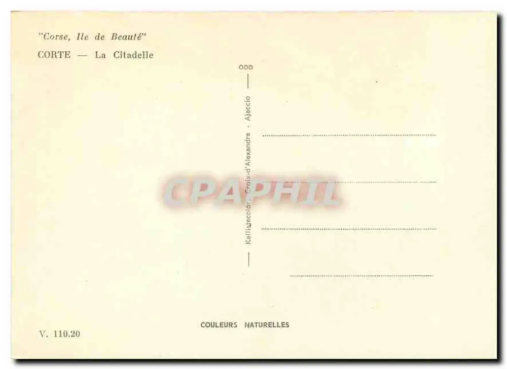Corte — De Citadel — Kallitacolor, Crèix-d’Alexandre - Achterkant