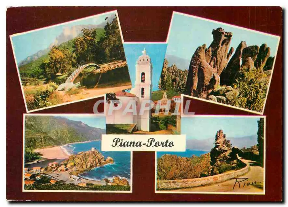 Piana-Porto — vista panorâmica — Ed. A. Rion, n° 104 - Frente