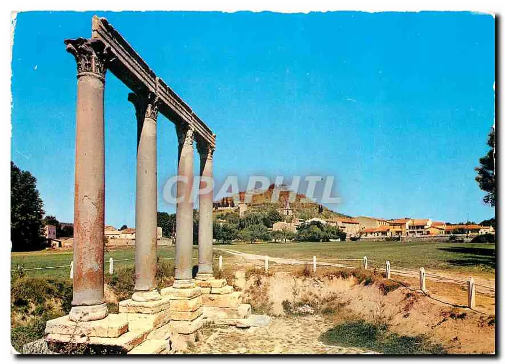 Riez-la-Romaine — colonnes antiques d'un temple romain — Éditions Photoguy, EP. 28 - Recto
