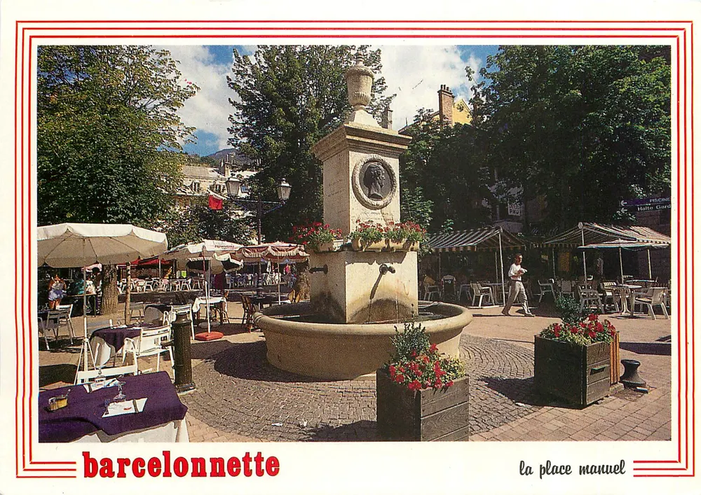 Barcelonnette — A Place Manuel — edições photoguy - Frente