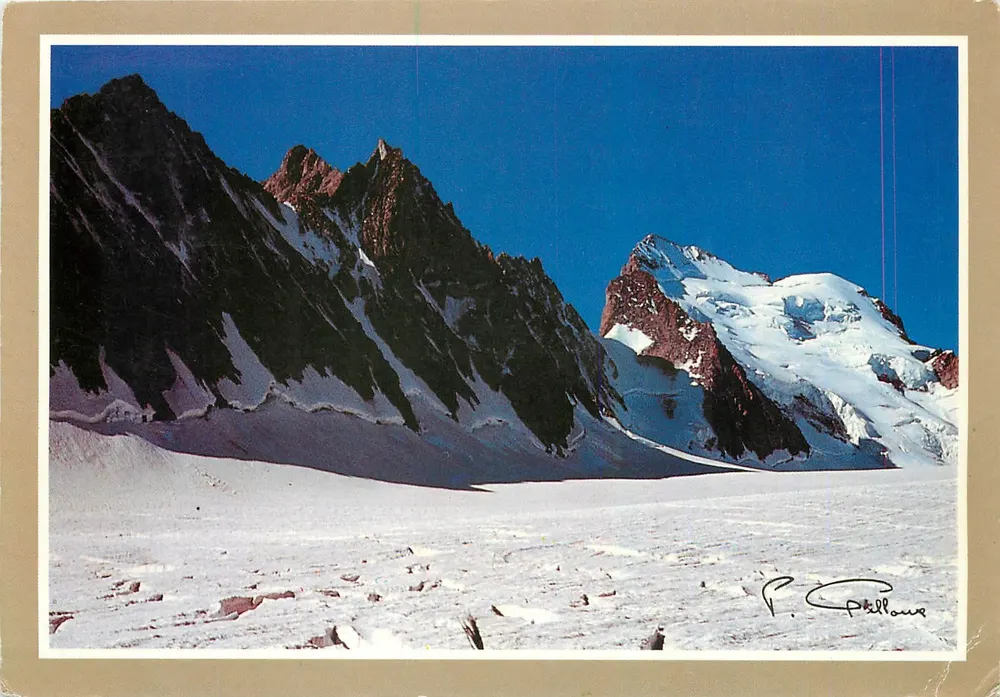 Les Hautes Alpes — La Barre des Écrins (Alt. 4102 m) — Editions des Alpes, Balmes - Recto