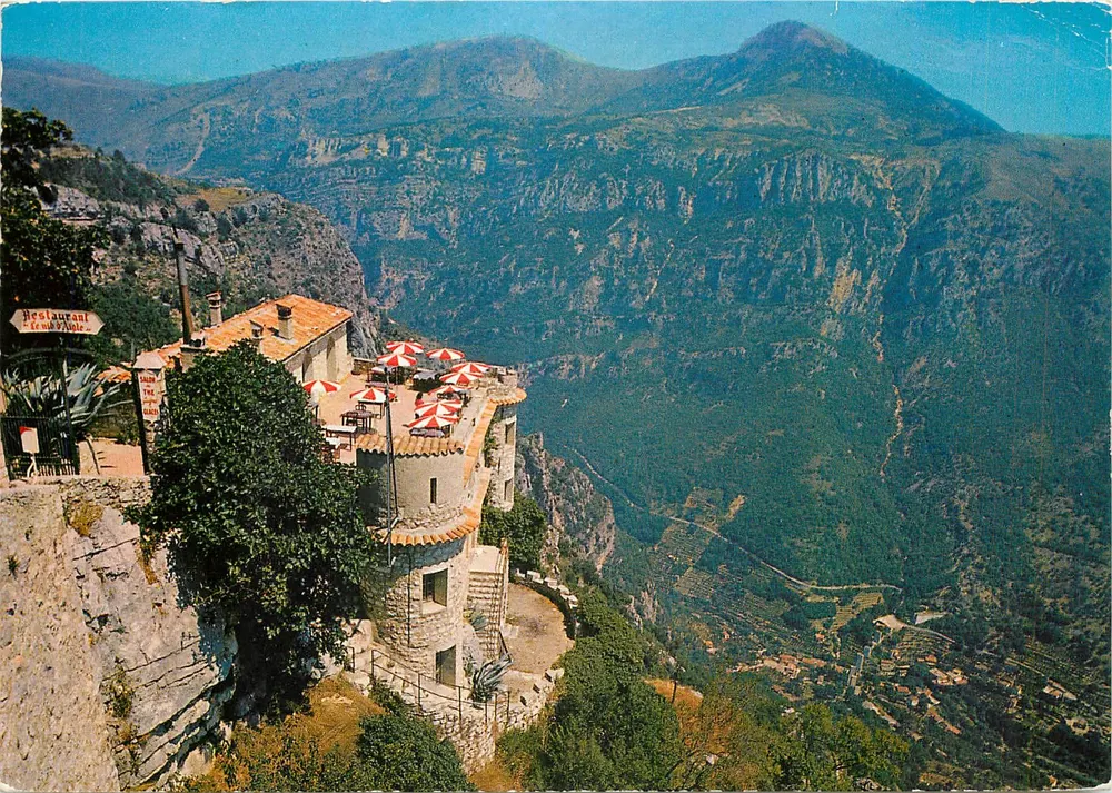 Restaurant de l'Aigle — Gourdon, Côte d'Azur — Les Éditions GILLETTA - Recto