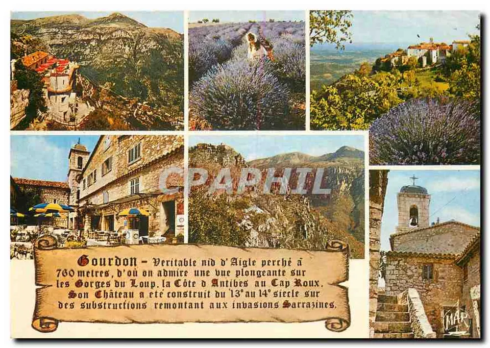 Gourdon — echte adelaarshol op 780 meter — Edities MAR - Voorkant