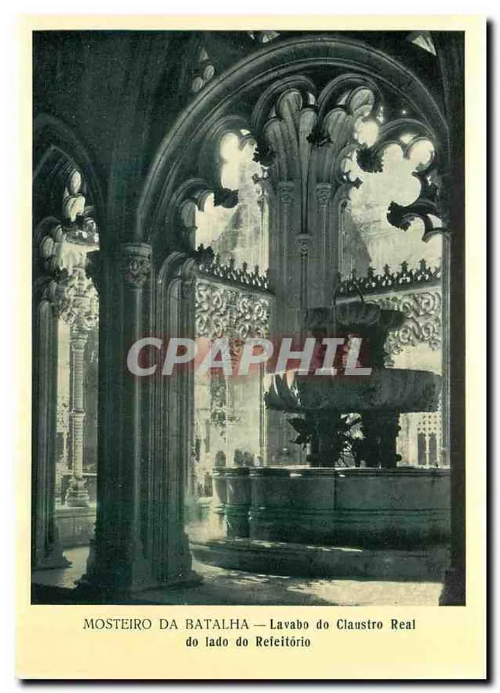 Mosteiro da Batalha — Lavabo do Claustro Real do lado do Refeitório - Frente