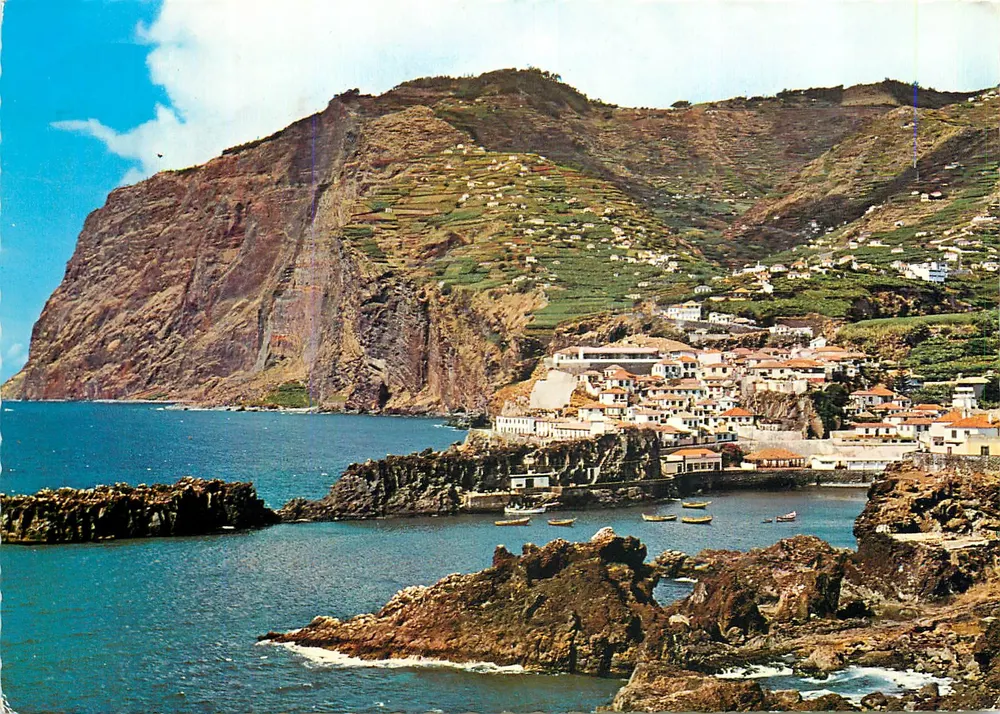 Cabo Girão (Madeira) — vista panorâmica — Camara de Lobos - Frente