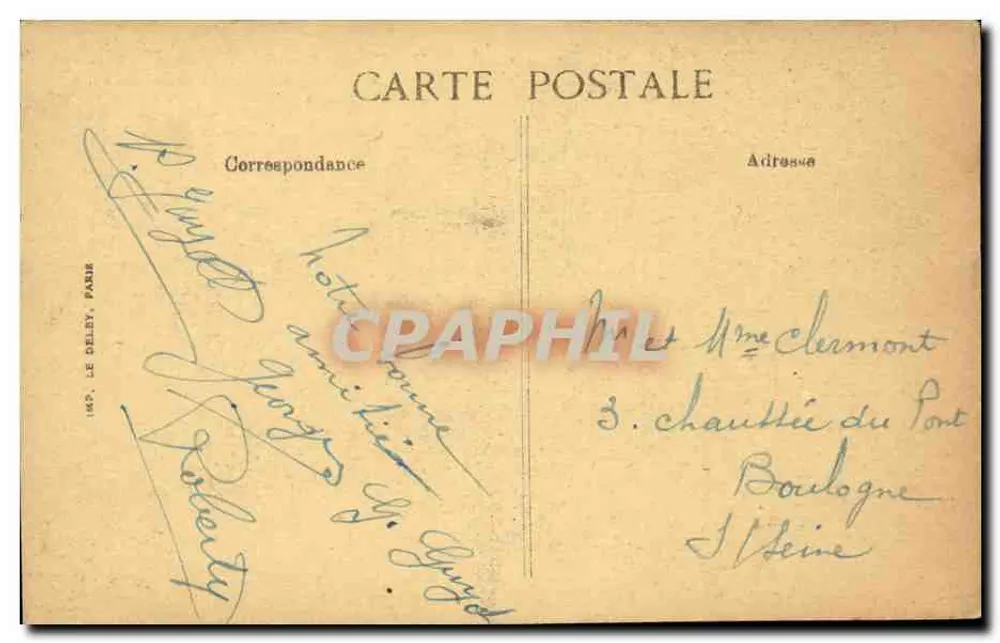 Rouen — Rue St-Romain — Eingang zur Kathedrale, Cour des Libraires — Verlag B.L. n°451 - Rückseite