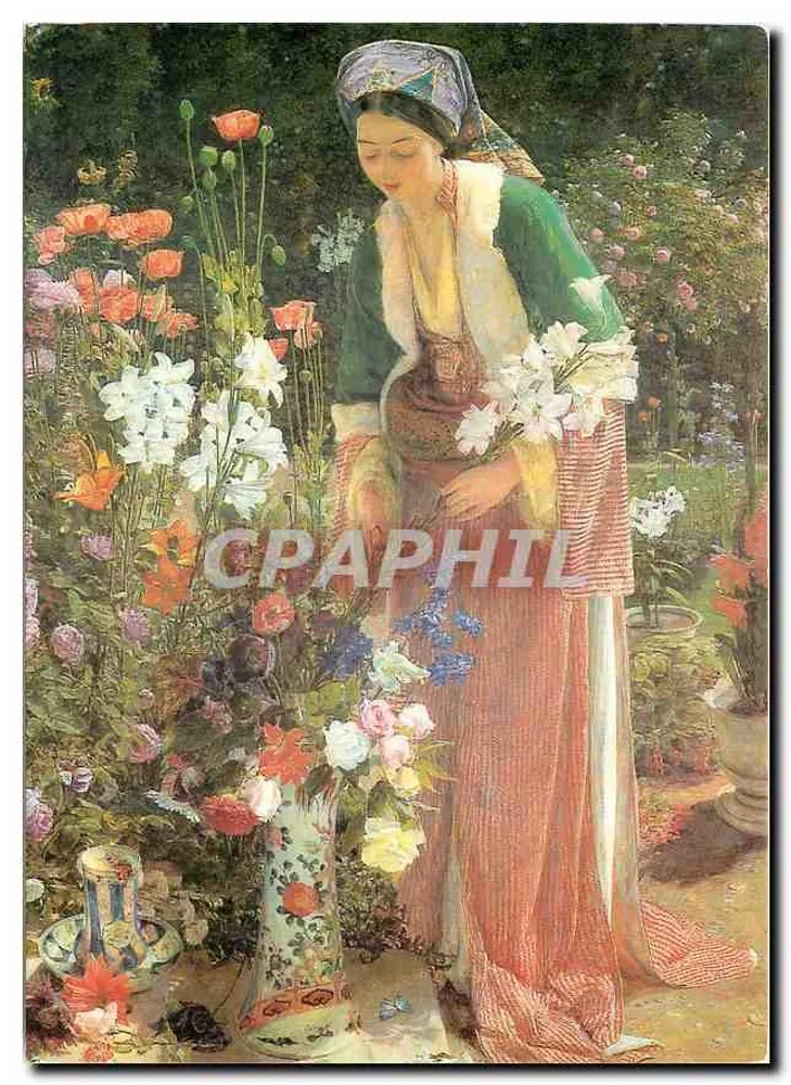 No jardim do Bey — detalhe — The Medici Society Ltd., Londres, P.C. 2086 - Frente
