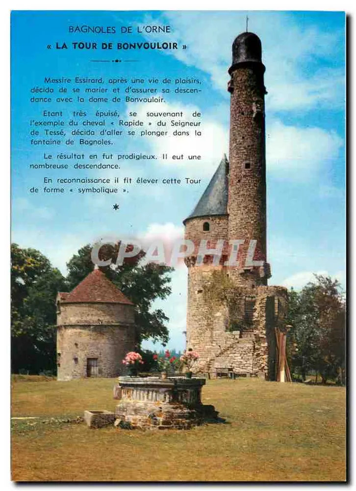 Bagnolles-de-l'Orne — A Torre de Bonvouloir — Imp. Phot. Glorieux-Dolbeau - Frente