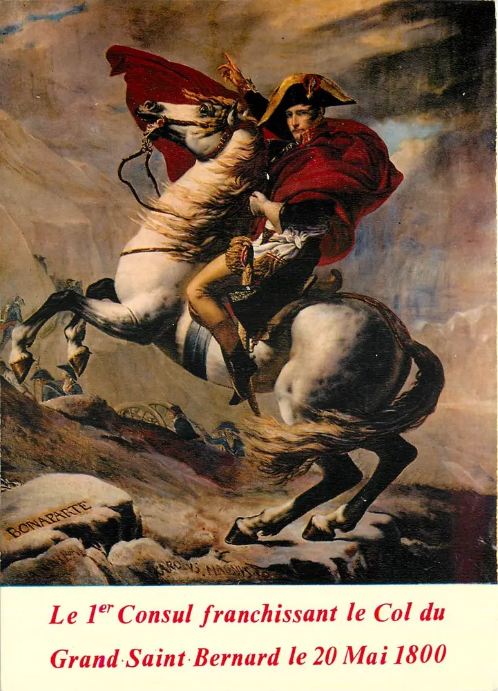Bonaparte, der den Grand Saint Bernard Pass überquert — 20. Mai 1800 — Editions Jägger, Genf, Nr. 926 - Vorderseite