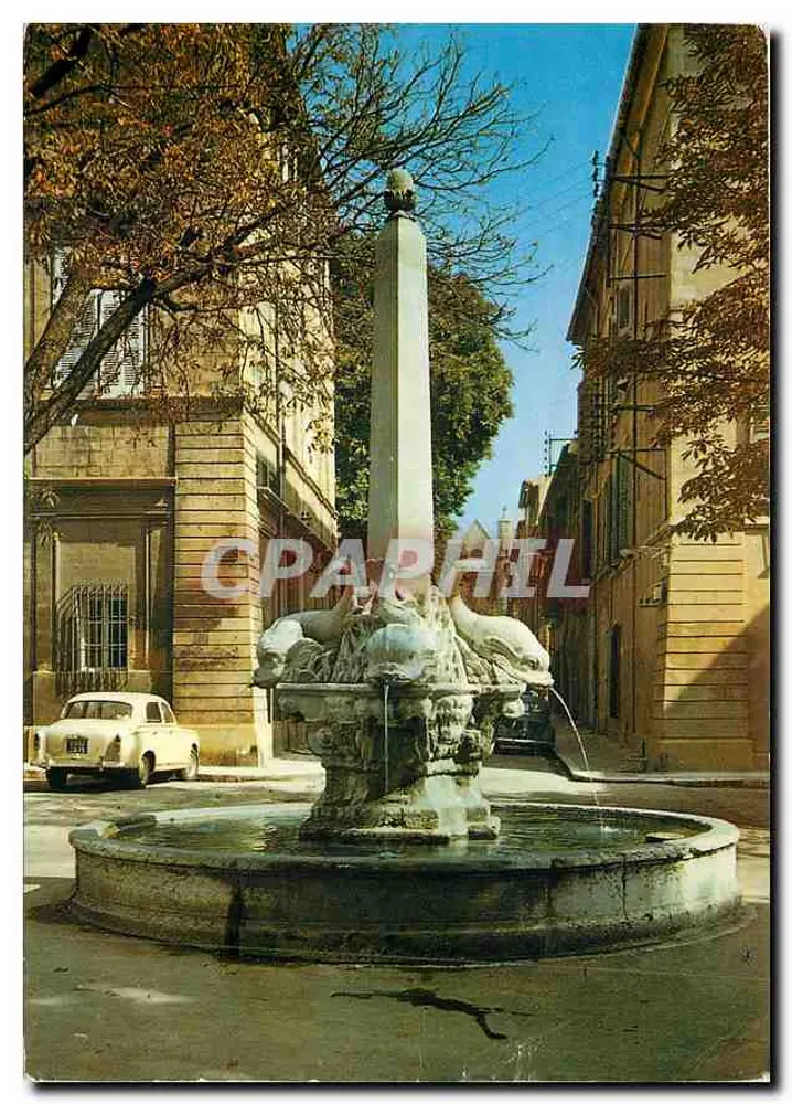 Fontaine des Quatre Dauphins — Aix-en-Provence — Société Éditions de France - Recto