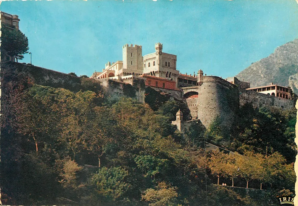 Prinzenpalast auf dem alten Felsen von Monaco — Verleger IRIS - Vorderseite