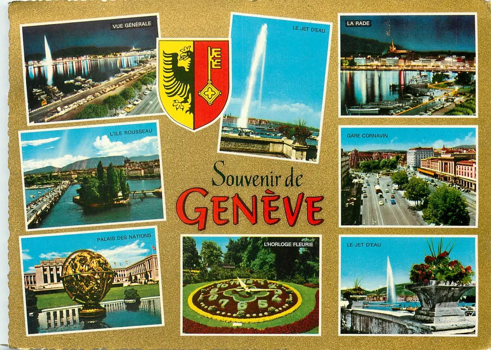 Genebra — Lembrete de Genebra — editor ROWESA SA, n° 947/33 - Frente
