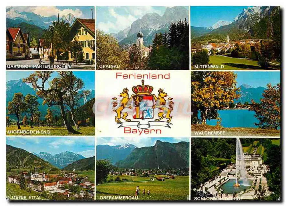 Ferienland Bayern — 8 locais de montanha e lago — Verlag Lachner und Läub - Frente