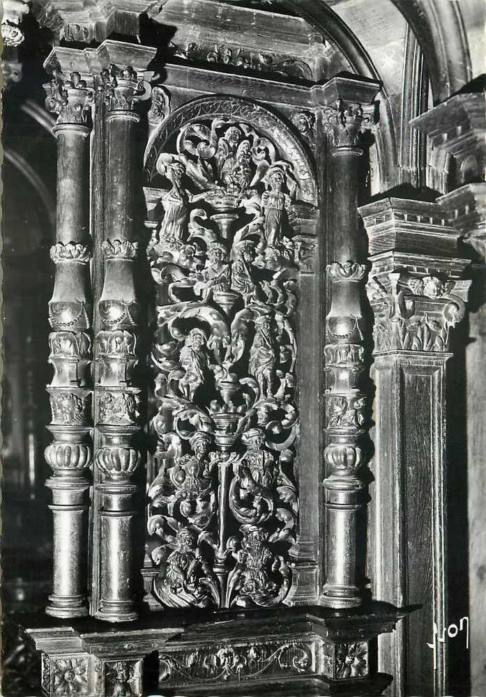 Boiseries chóru — Święty Bertrand de Comminges — Wydawnictwo Jean-Jautes - Awers
