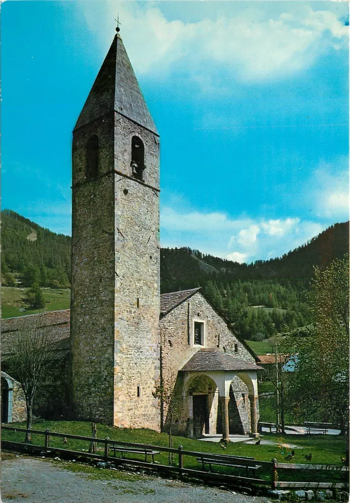 Église romane de Saint-Dalmas-Valdeblore — Altitude 1279 mètres — Éditions S.E.P.T. - NICE - Awers